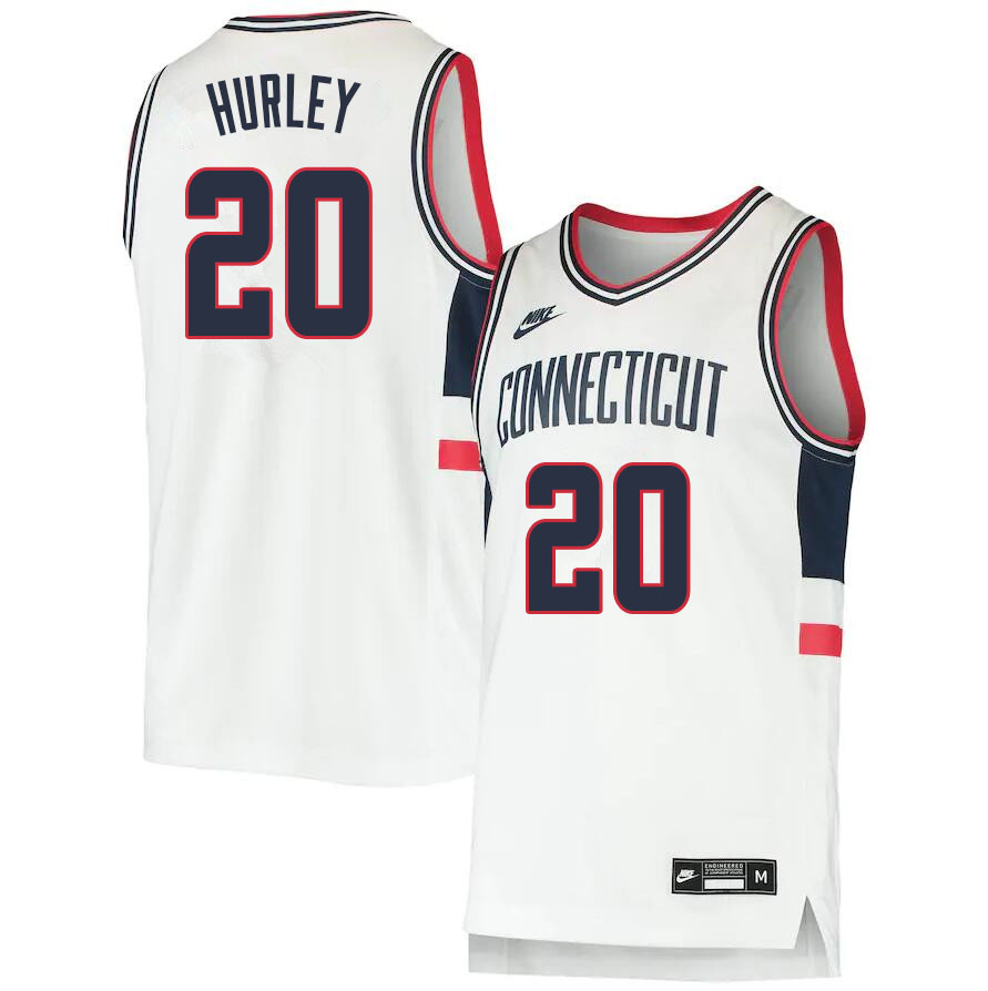 2021 Men #20 Andrew Hurley Uconn Huskies College Basketball Jerseys Sale-Throwback